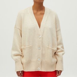 Babaa cardigan no16 natural EUC